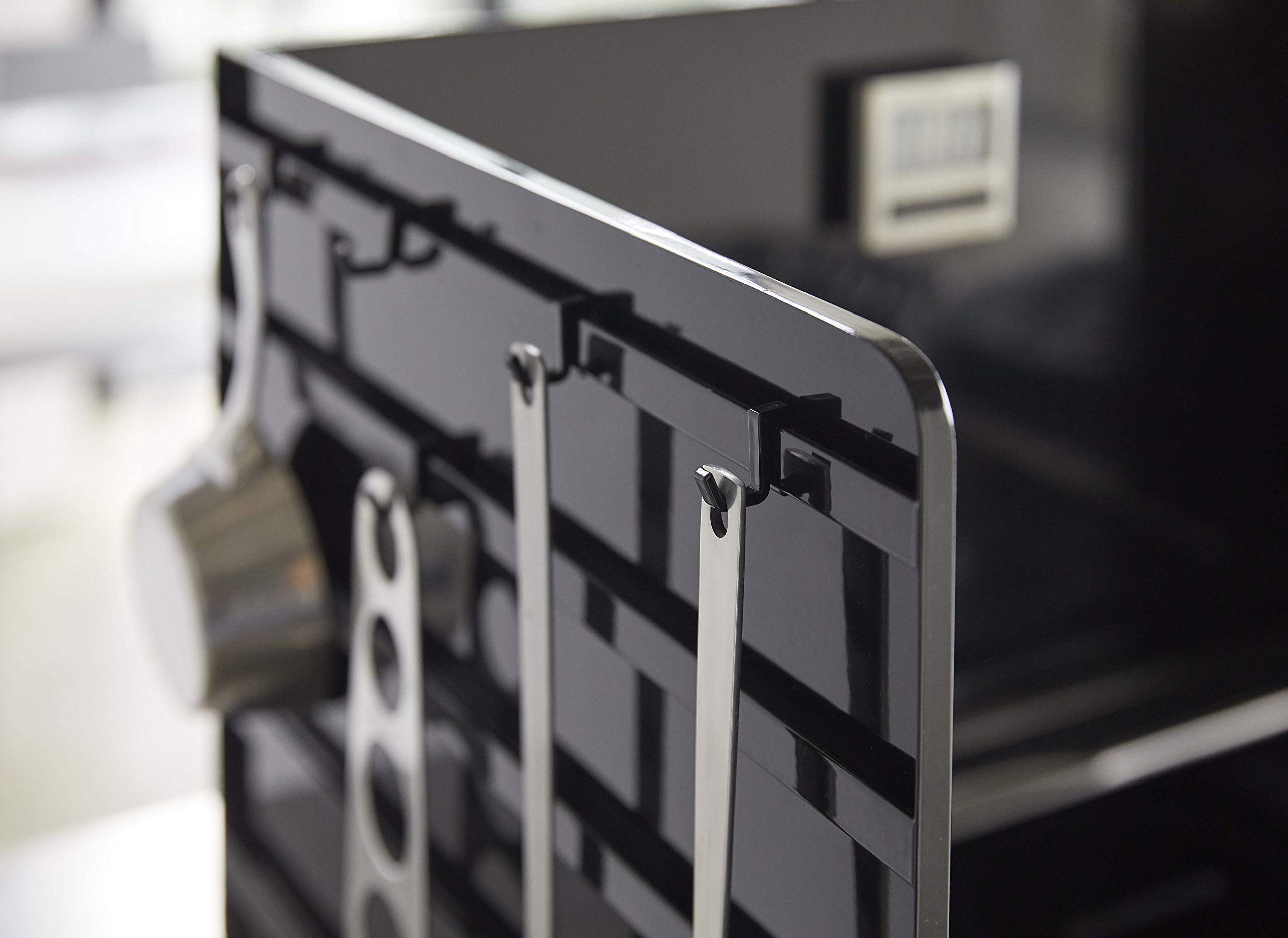 Amazon｜tower 伸縮レンジガード タワー 伸縮 ブラック 4975 油はね